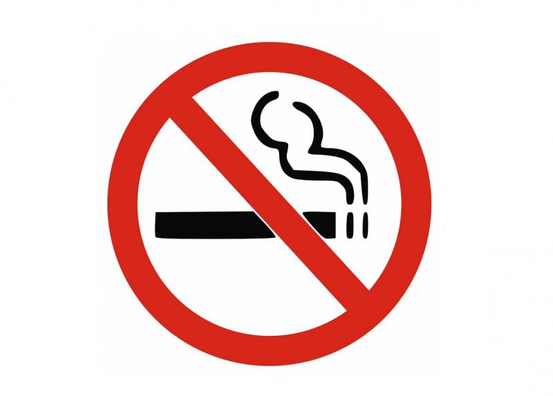 L'immagine del divieto di fumo
