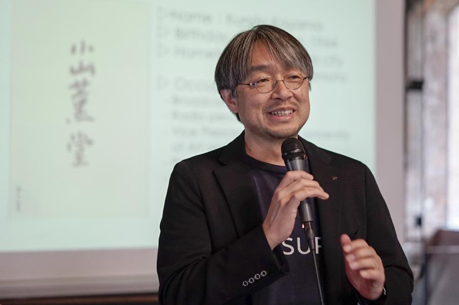 Lo scrittore Kundo Koyama a Urban Islands - Foto di Seli Yuki, 2019