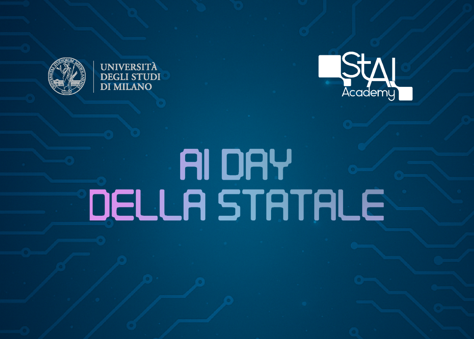 La locandina dell'AI Day