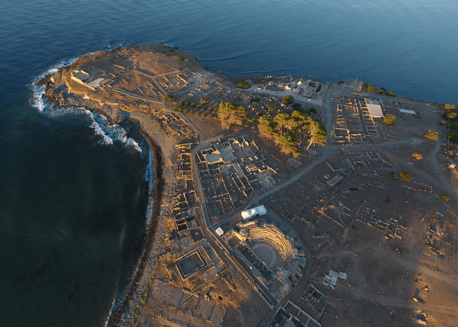 Una veduta dello scavo di Nora