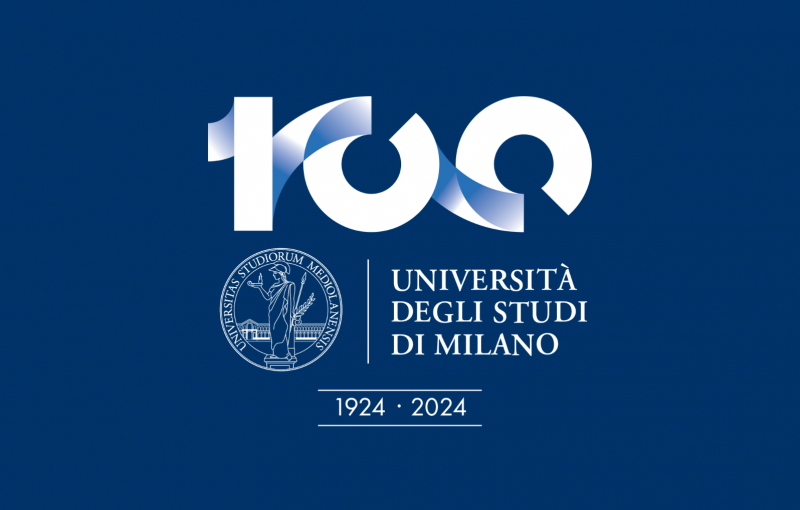 Il logo del Centenario dell'Università degli Studi di Milano