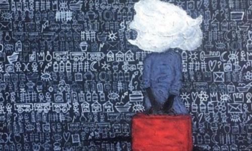 Immagine tratta dalla locandina del convegno “Imagining Post-Western Humanities in a Globalised World” che contiene “Codice Sogni”, courtesy of Gabriella Kuruvilla and Luca Tridente.