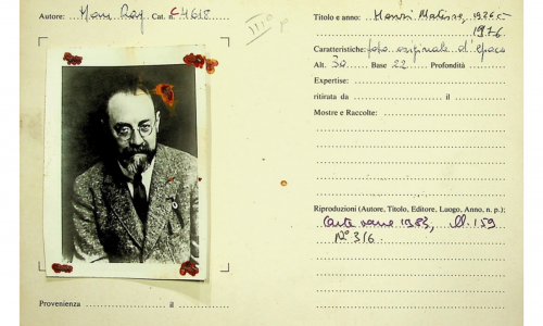 Matisse fotografato da Man Ray 1926