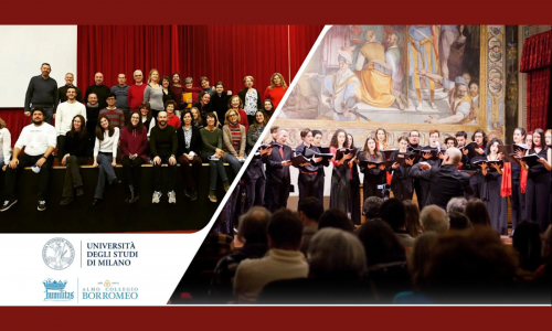 Il Coro dell'Università Statale e il Coro dell’Almo Collegio Borromeo di Pavia