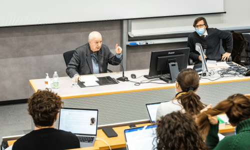 Lezione in Statale - Foto Marco Riva