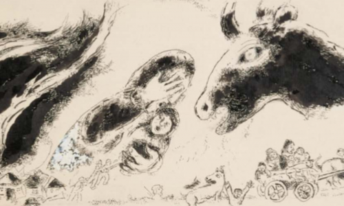 Un dettaglio della locandina del convegno con un'opera di Marc Chagall