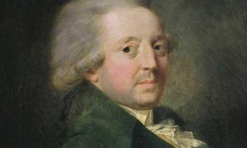 Ritratto su tela di Nicolas de Condorcet