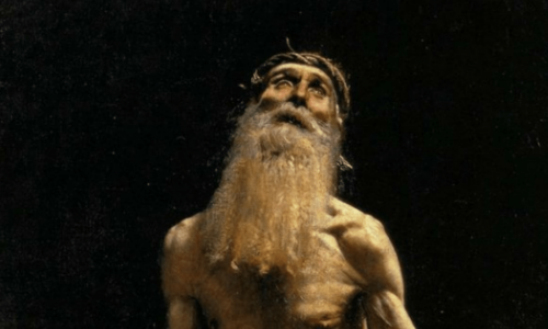 Un dettaglio della locandina dell'incontro  "Come può un uomo avere ragione dinanzi a Dio?"