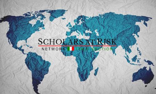 Immagine tratta da Pixaby con il logo di Scholars at Risk