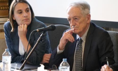 Marino Regini e Rebecca Ghio, curatori del libro "Quale università dopo il PNRR?".