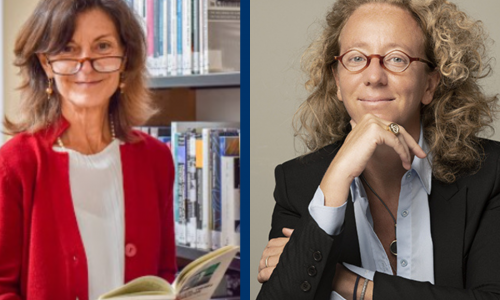 Mariachiara Tallacchini, docente dell'Università Cattolica di Piacenza, e Sara Valaguzza, docente dell'Università Statale di Milano