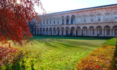Uno scorcio della sede di via Festa del Perdono dell'Università Statale