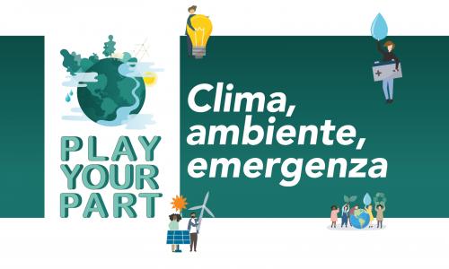 Il logo dell'iniziativa Play your part