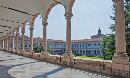 La sede dell'Università Statale di Milano in via Festa del Perdono