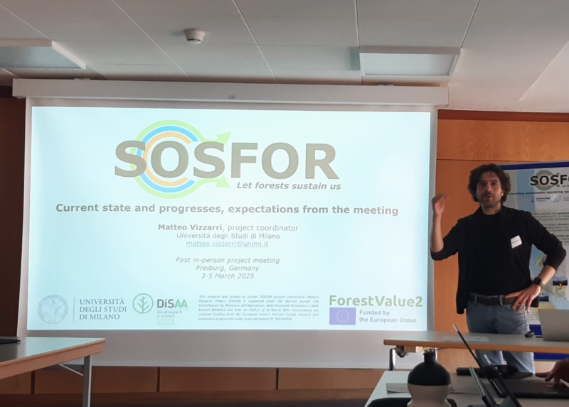 Kick off meeting del progetto Sosfor all'Università di Friburgo.
