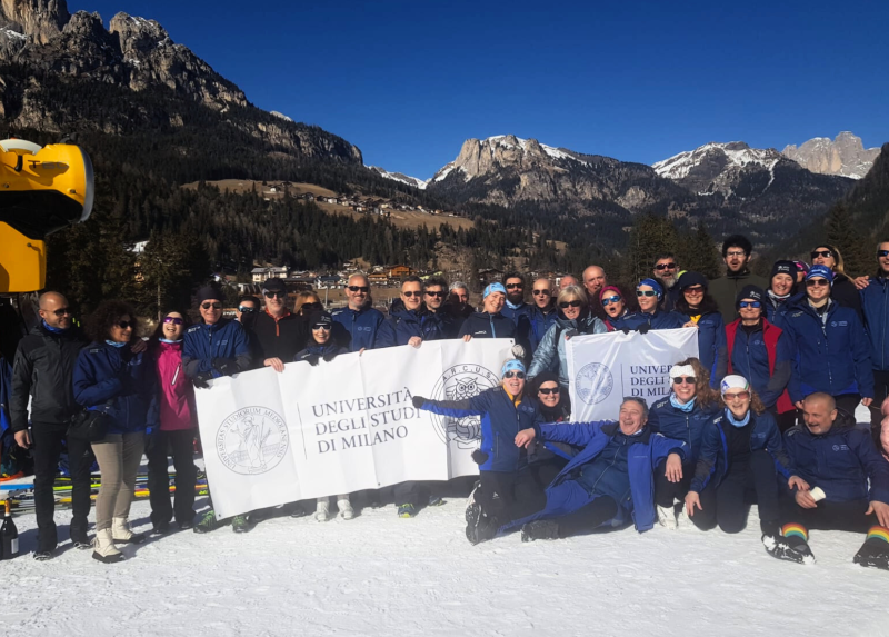 La squadra della Statale sulla neve