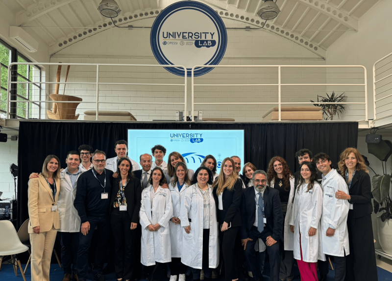 Il team della Statale con Opessi per UniversityLab