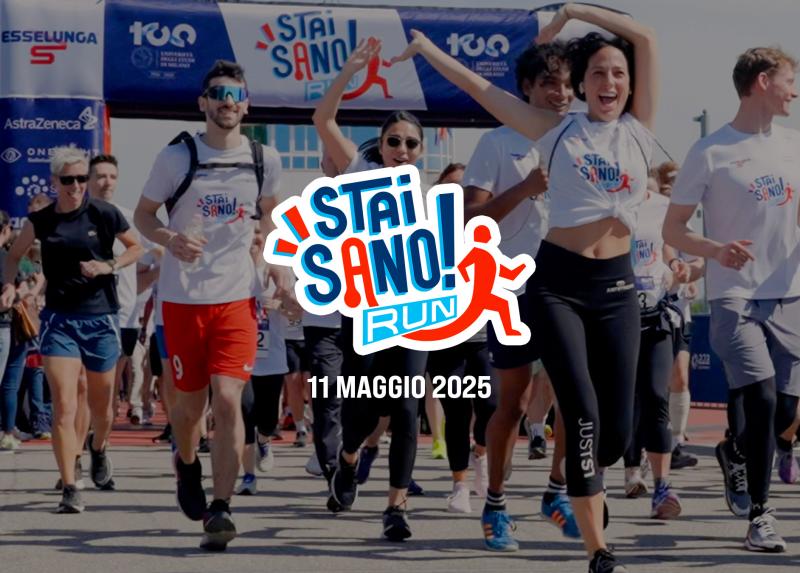 L'11 maggio torna la Stai Sano! Run
