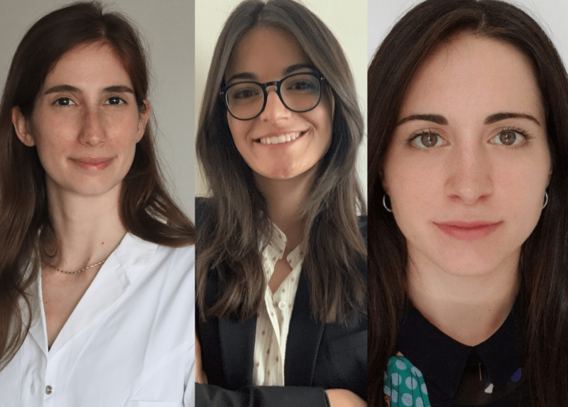 Le specializzande della Statale: Irene Tomarelli, Barbara Cavazzuti, Lisa Milani