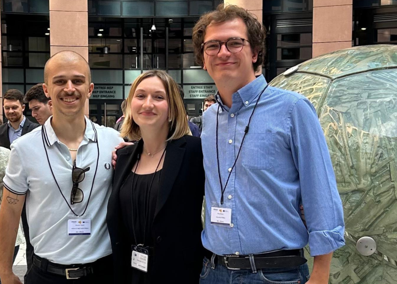 Giovanni Papani, Rachele Ciocca e Rocco Pavesi a Strasburgo per ESA25