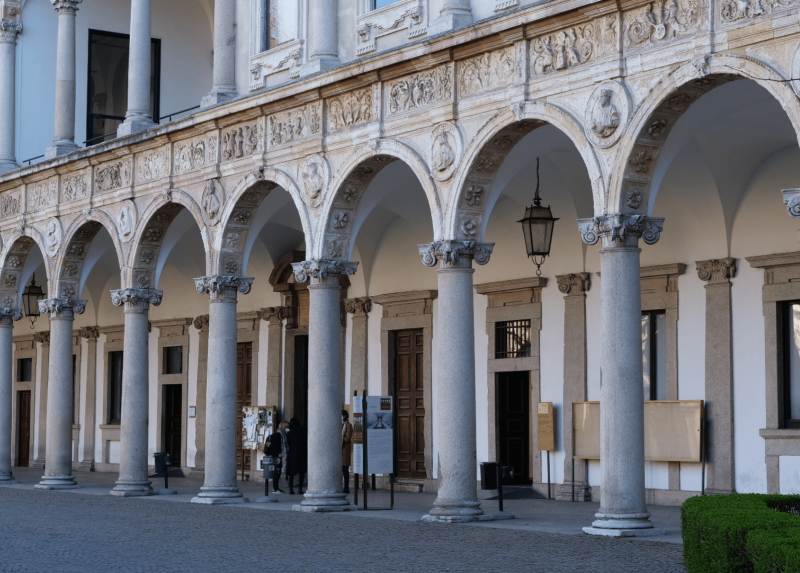 Uno scorcio dell'Università Statale di Milano