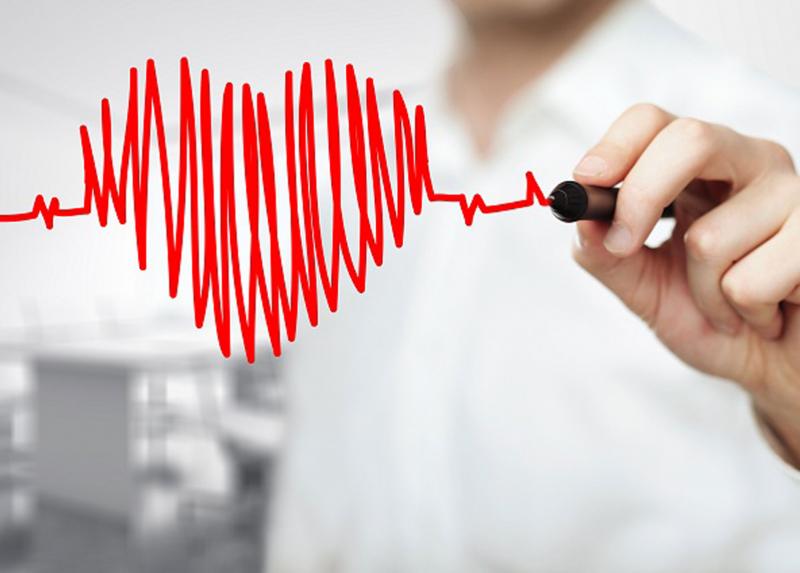 Cuore disegnato con pennarello