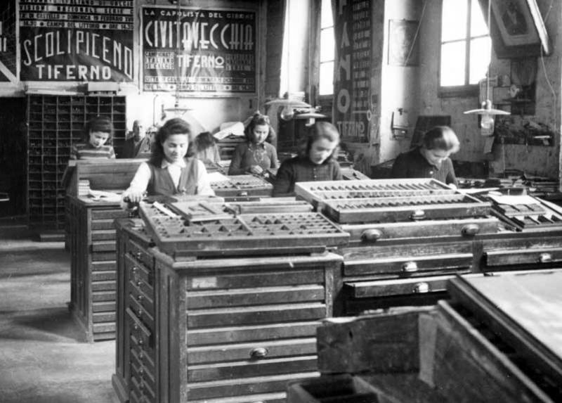 Donne in stamperia