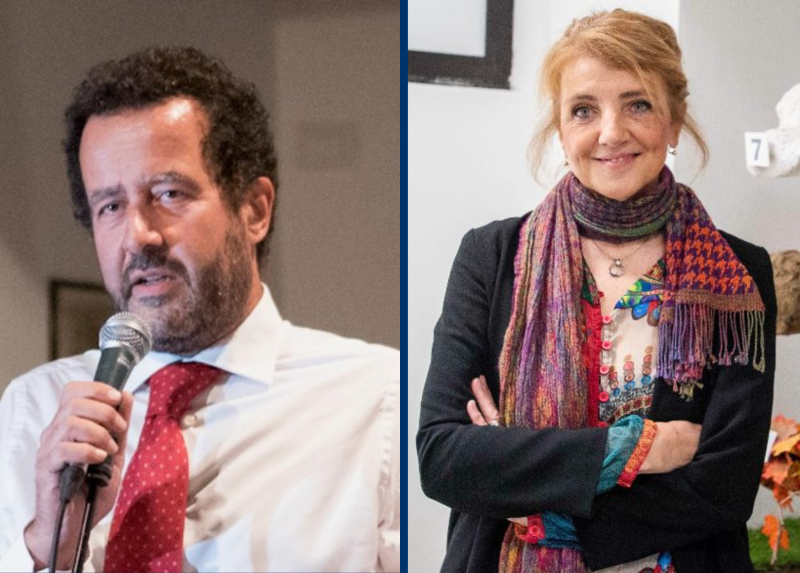Tommaso Bellini e Cristina Cattaneo, vincitori di un ERC Advanced Grant. 