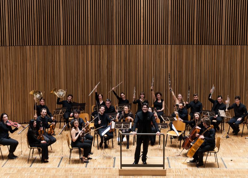 L'Ensemble accademico durante un concerto