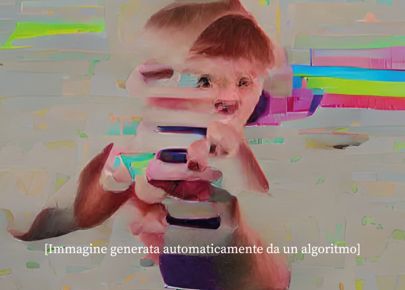 Dal progetto Algocount: un'immagine glitch, prodotta da un algoritmo