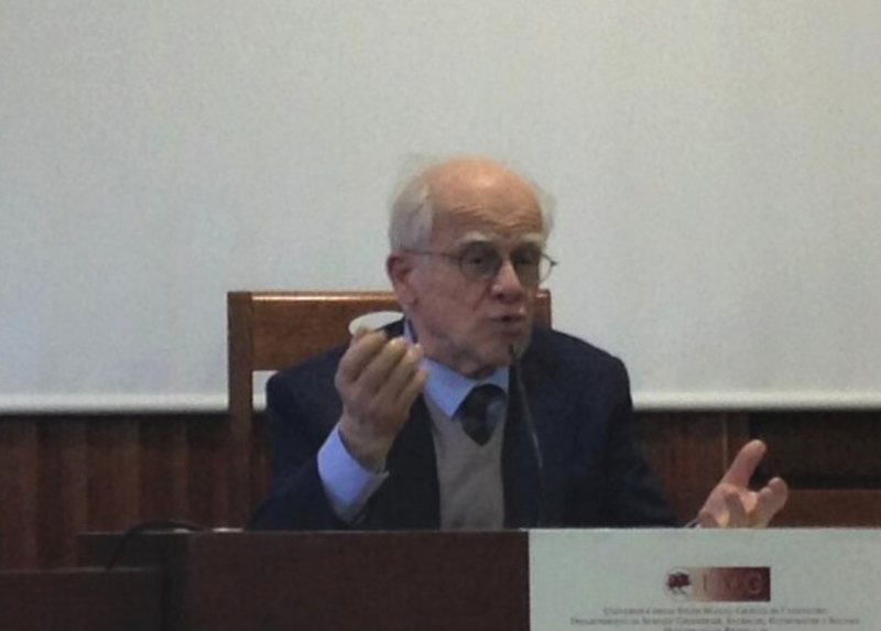 Il professor Antonio Padoa-Schioppa