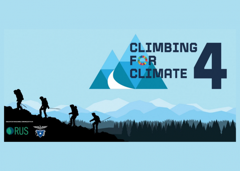 Il logo della manifestazione Climbing for Climate