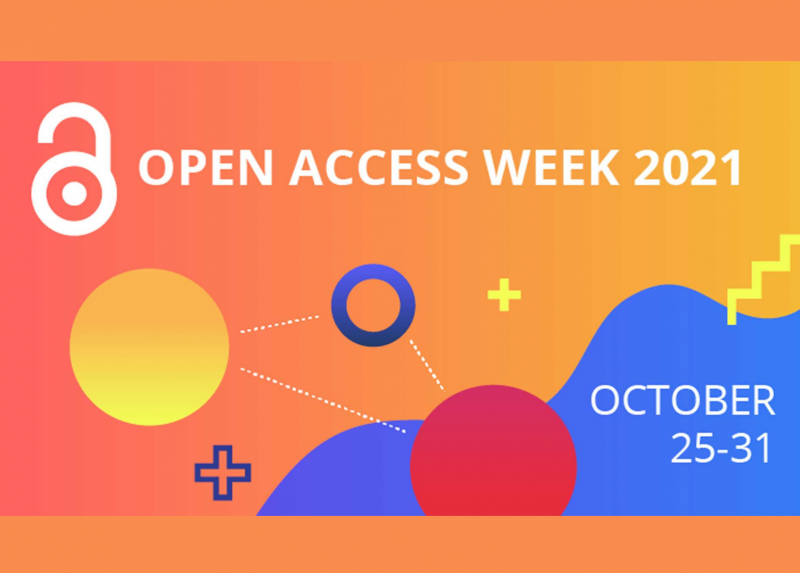 La locandina per l'Open Access Week 2021