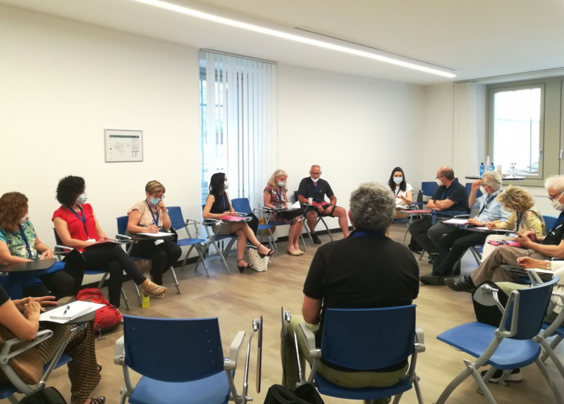 Un momento dell'incontro all'Università di Trento