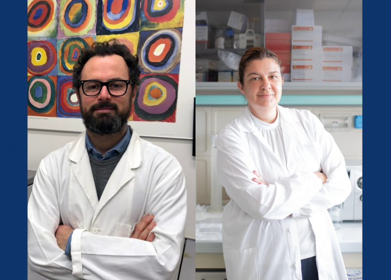 Alessandro Fantin e Valentina Massa, rispettivamente docenti di Fisiologia e Biologia Applicata del dipartimento di Scienze della Salute