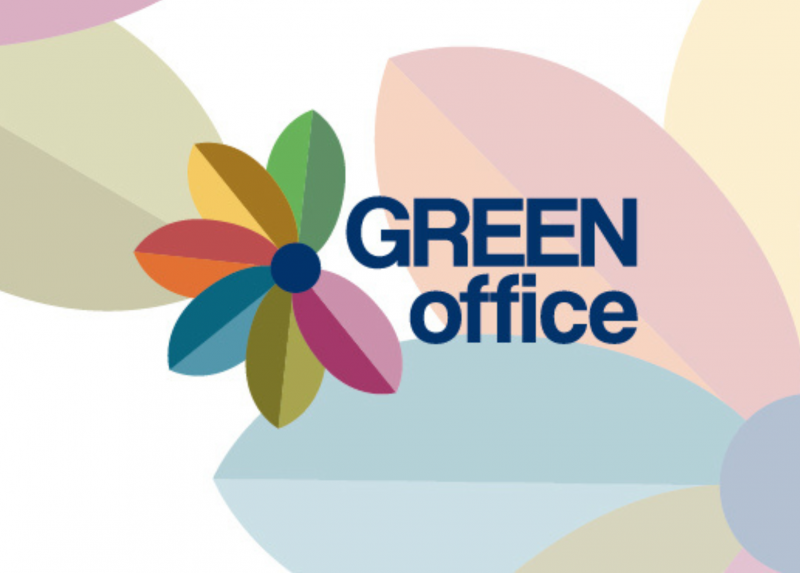 Il logo del Green Office dell'Università Statale di Milano