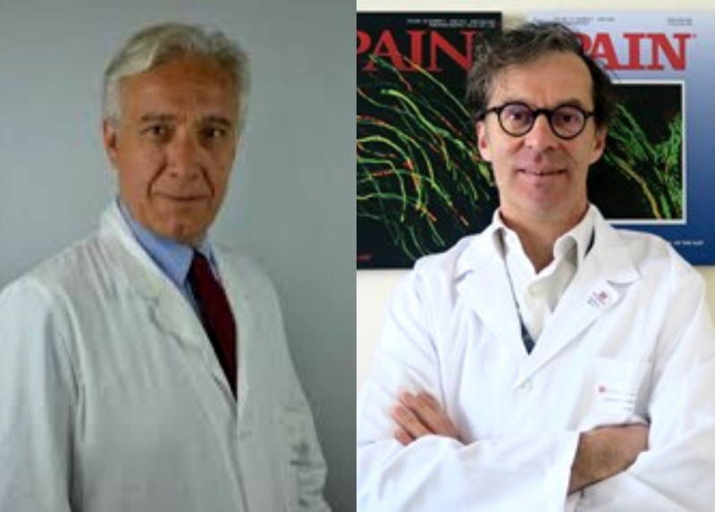 I professori Antonino Neri e Giuseppe Lauria Pinter