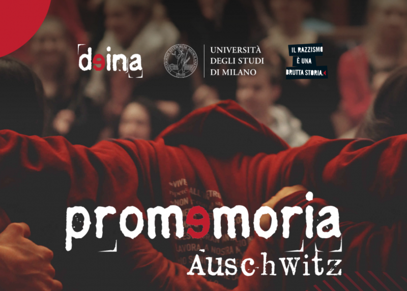 La locandina del progetto Promemoria_Auschwitz