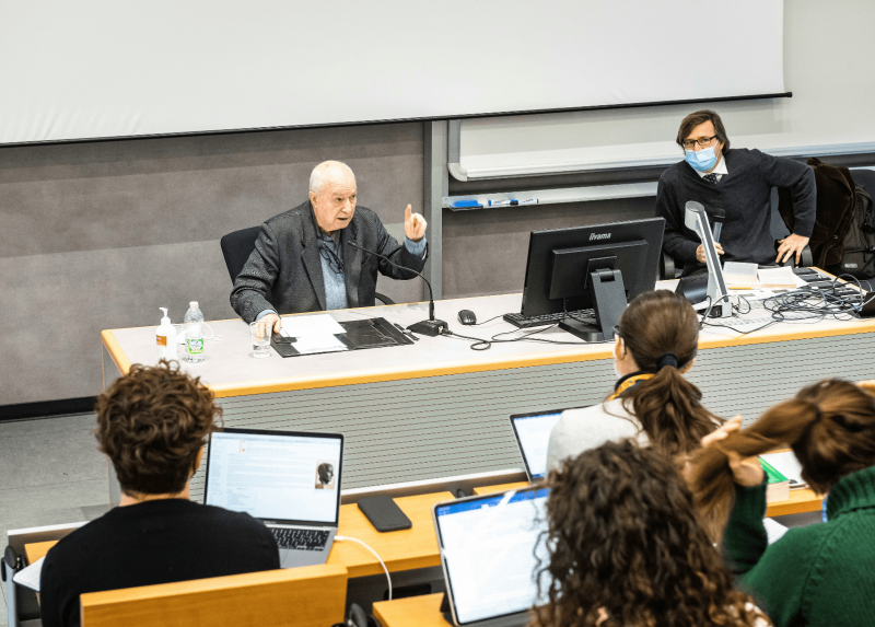 Lezione in Statale - Foto Marco Riva