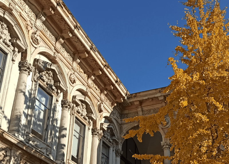 Uno scorcio della sede di via Festa del Perdono dell'Università Statale