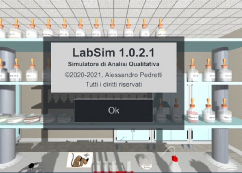 Il laboratorio chimico virtuale "LabSim"