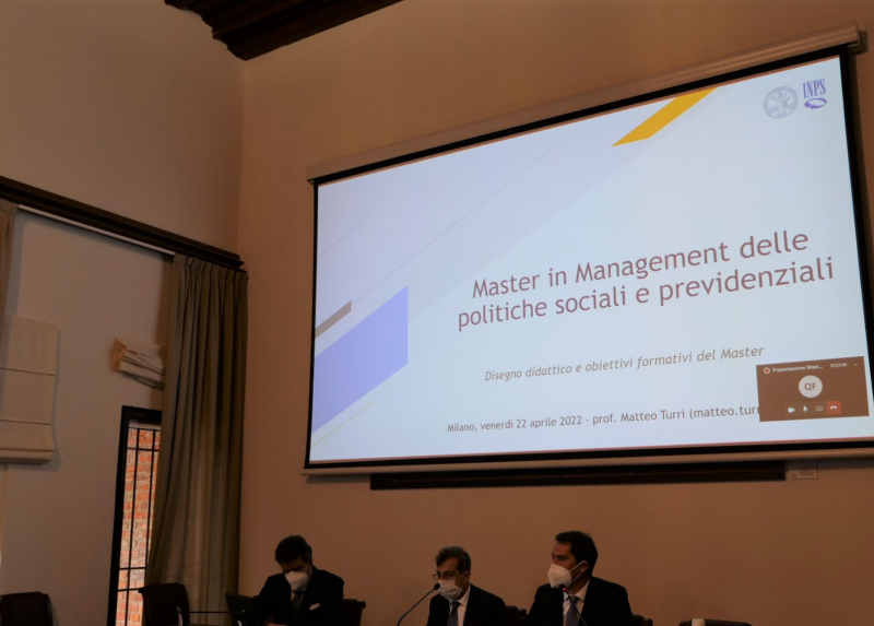 La lezione inaugurale del Master