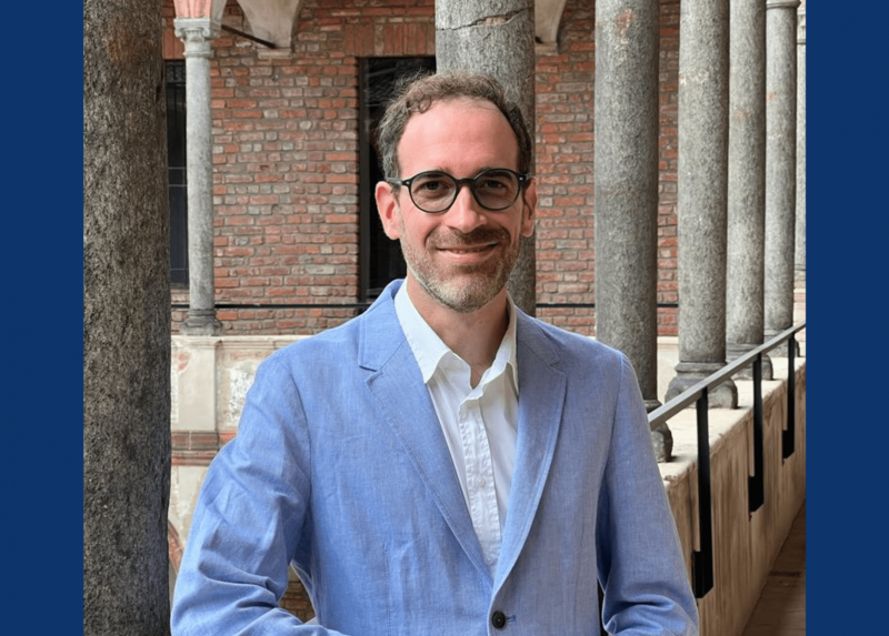 Stefano Resconi, professore associato in Filologia romanza presso il Dipartimento di Studi letterari, filologici e linguistici dell’Università Statale