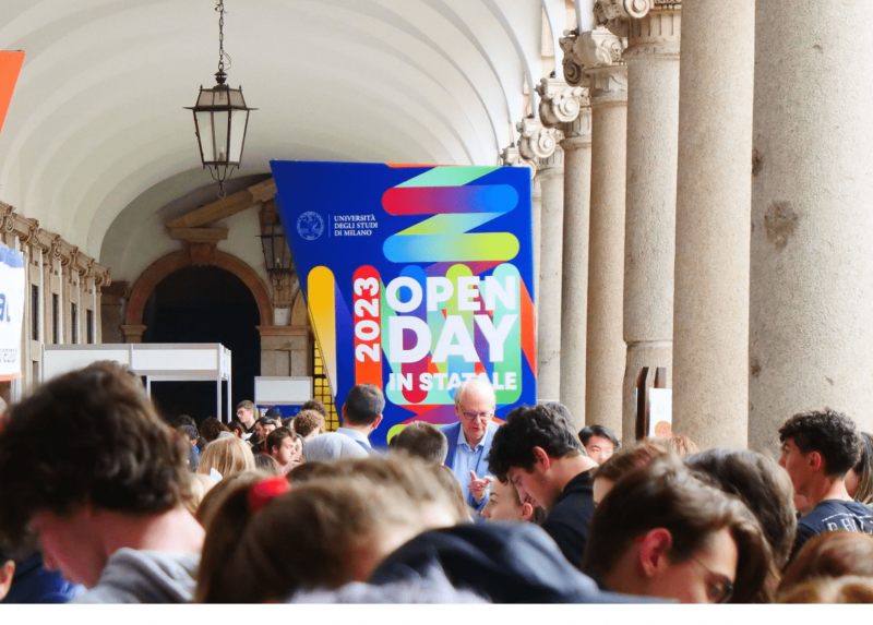 L'Open Day 2023 nella sede di via Festa del Perdono dell'Università Statale di Milano