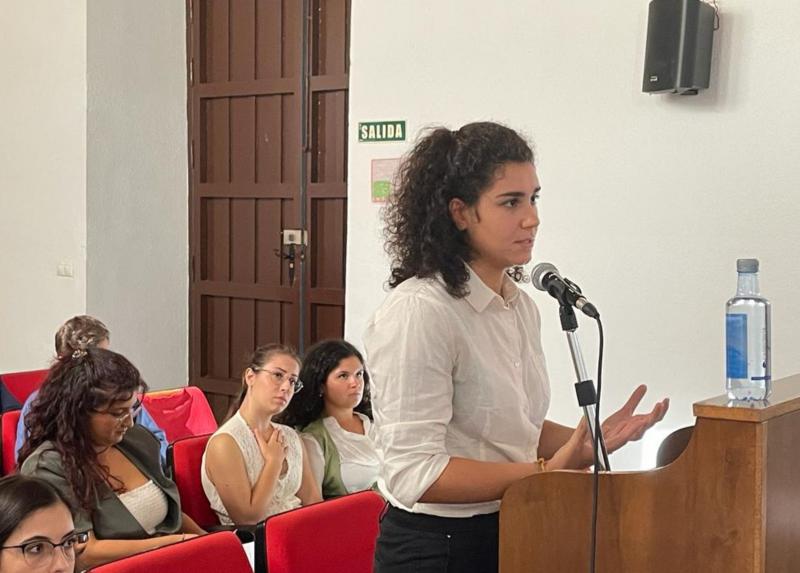 Martina Palazzo, studentessa di Giurisprudenza dell’Università Statale di Milano, all' International Moot Court Competition in Law & Religion di Cordoba