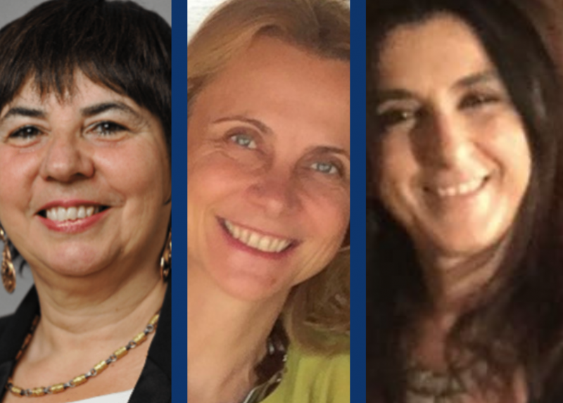 Le professoresse della Statale Luisa De Cola, Patrizia Piacentini e Lucia Colombo