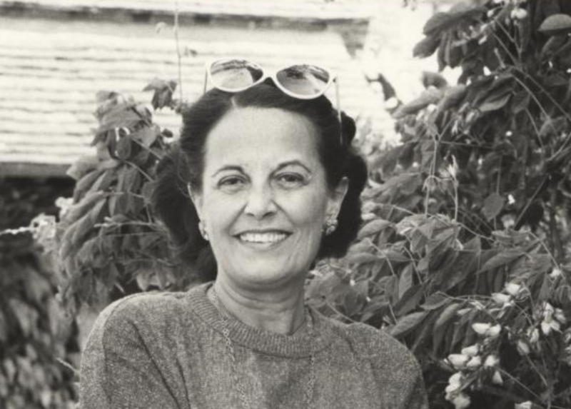 Una foto di Gina Lagorio tratta dal suo archivio conservato ad Apice