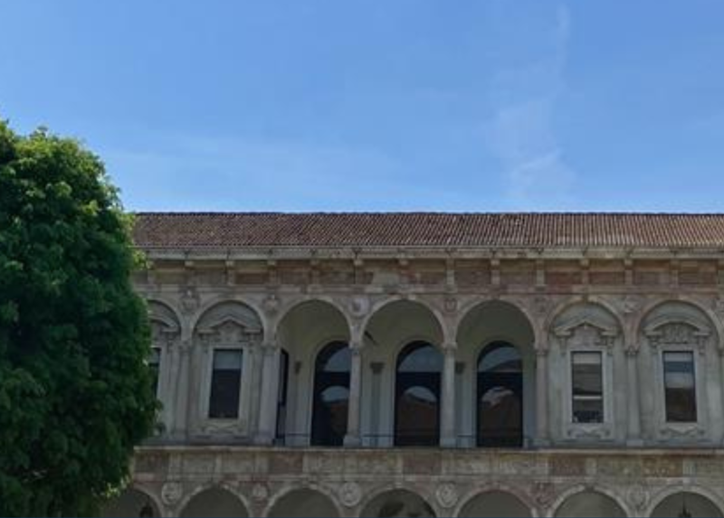 Uno scorcio dell'Università Statale di Milano