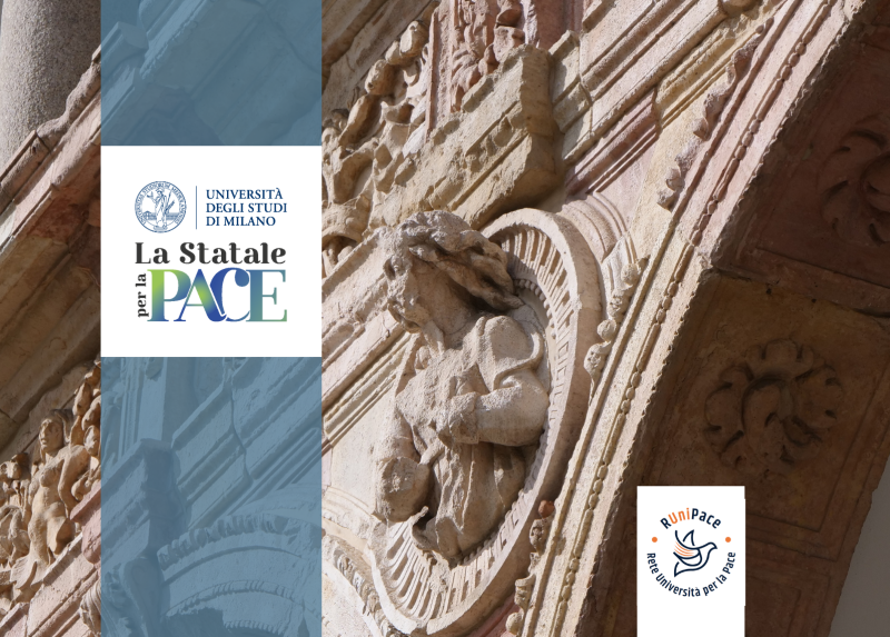 L'immagine il logo dell'iniziativa La Statale per la Pace