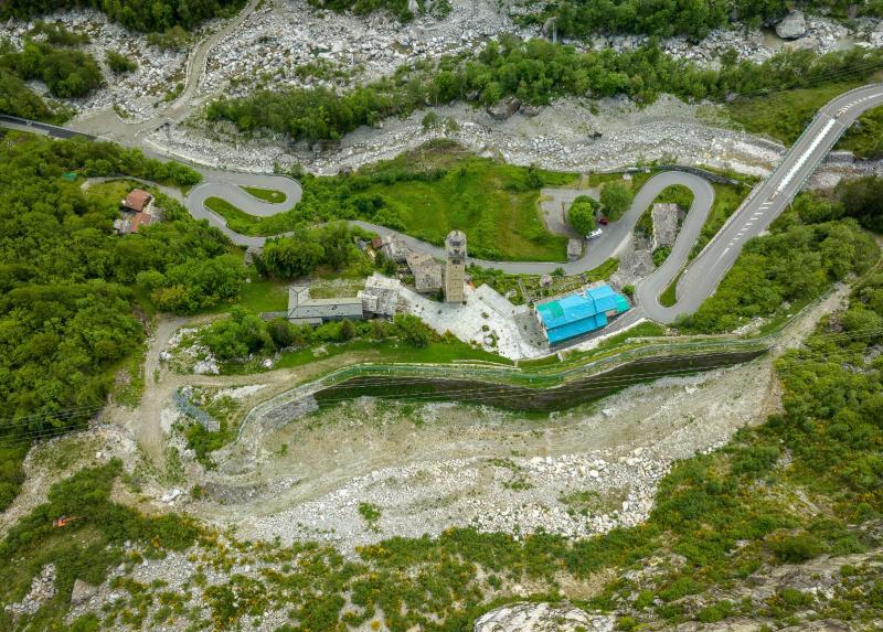 Frana di Gallivaggio, Comune di San Giacomo Filippo, Sondrio, 2018.